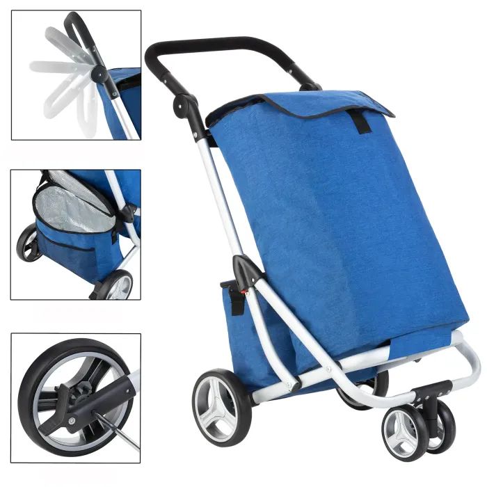 Сумка-тележка ShoppingCruiser 3 Wheels 72 л Blue (928364) изображение 3