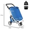 Сумка-тележка ShoppingCruiser 3 Wheels 72 л Blue (928364) изображение 4