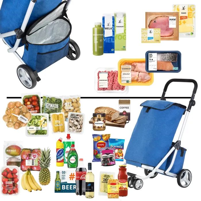 Сумка-тележка ShoppingCruiser 3 Wheels 72 л Blue (928364) изображение 8