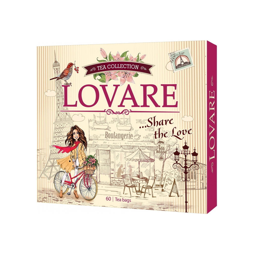 Чай Lovare Асорті 60 шт (16171)