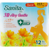 Гигиенические прокладки Sanita 3D Airy Gentle Ultra Slim Wing 24.5 см 12 шт. (8850461090803)