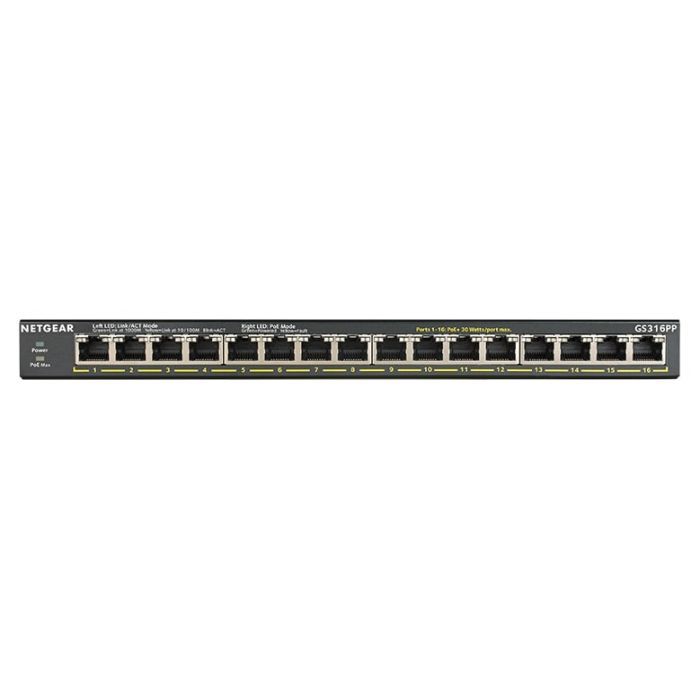 Комутатор мережевий Netgear GS316PP-100EUS