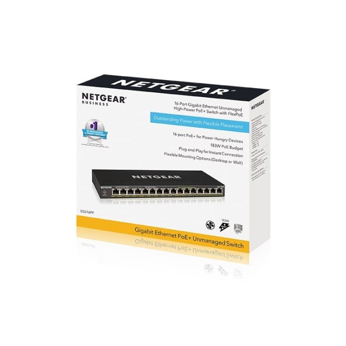 Комутатор мережевий Netgear GS316PP-100EUS зображення 9