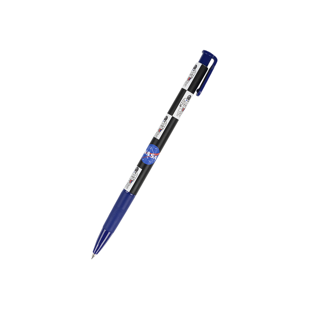 Ручка шариковая Kite автоматическая NASA, синяя (NS21-363)