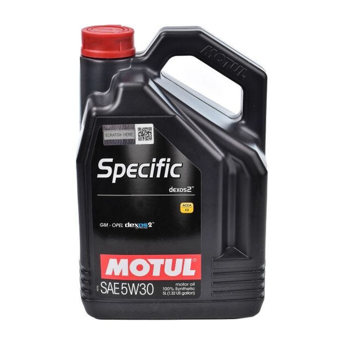Моторное масло MOTUL Specific Dexos2 5W30 5 л (860051)
