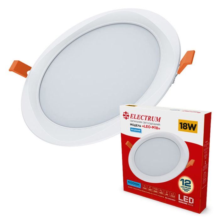 Світильник Electrum LEO M- 18W 4000K (B-LD-1958) зображення 2