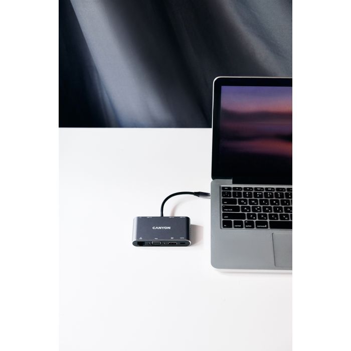 Порт-репликатор Canyon 8-in-1 USB-C (CNS-TDS14) изображение 4