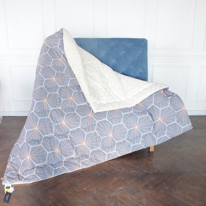 Ковдра MirSon антиалергенна з Eco-Soft Зима №4092 Color Fun Line Geometry 110х140 (2200004873992) зображення 5