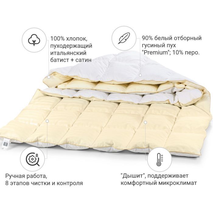 Одеяло MirSon пуховое Carmela 032 деми 200x220 см (2200000003973) изображение 2