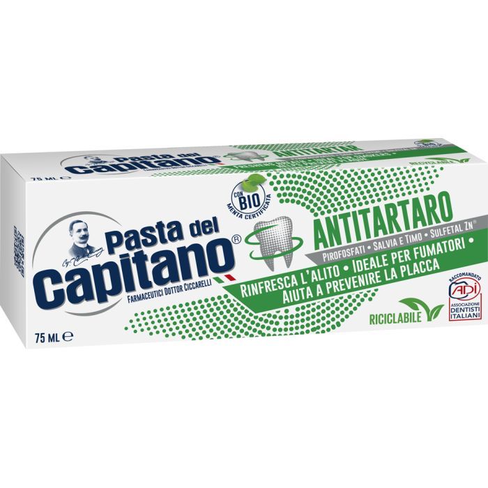 Зубна паста Pasta del Capitano Antitartaro Проти зубного каменю 75 мл (8002140039119) зображення 2
