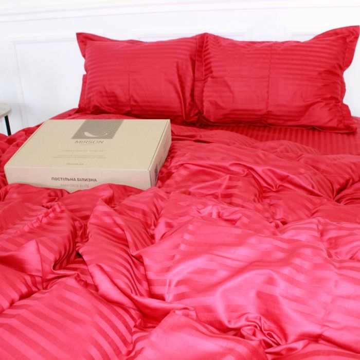 Постільна білизна MirSon Satin 30-0018Red 160х220 Сімейний (2200005254547) зображення 4