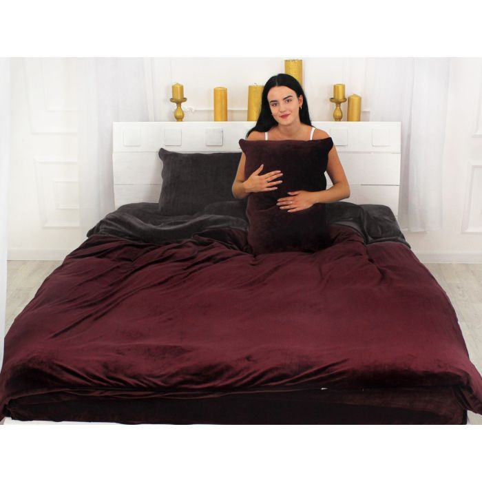 Постільна білизна MirSon Велюр Winter Frost 28-0003 + 28-0002 Protea Velvet 110х140 (2200004005799) зображення 2
