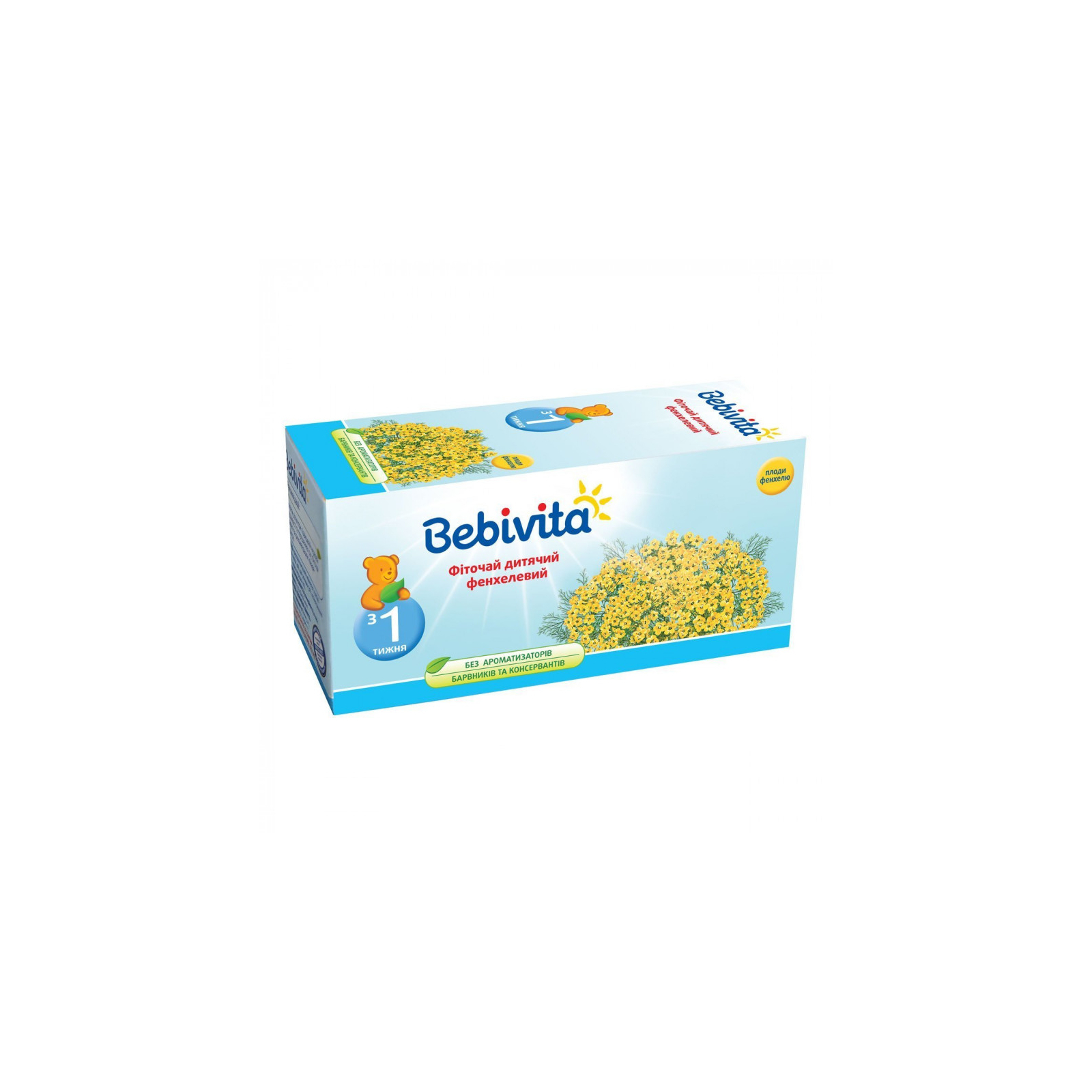 Детский чай Bebivita фенхелевый, 30 г (4820025490718)