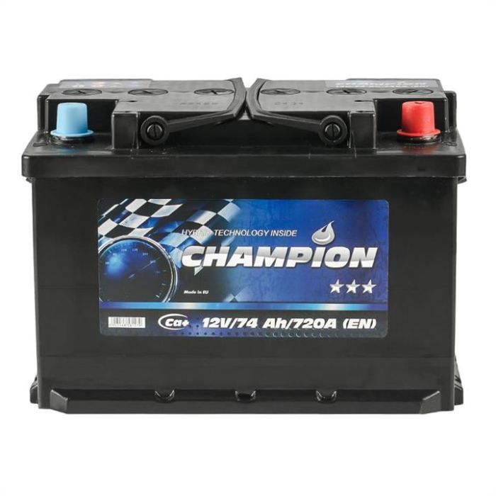 Аккумулятор автомобильный Champion Black 74 Ah/12V Euro (CHB74-0) изображение 2