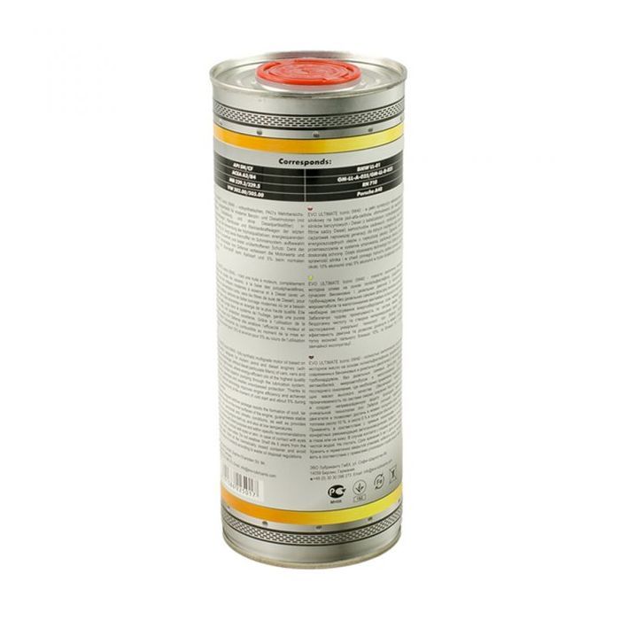 Моторна олива EVO ULTIMATE Iconic 0W40 1L (U I 1L 0W-40) зображення 3
