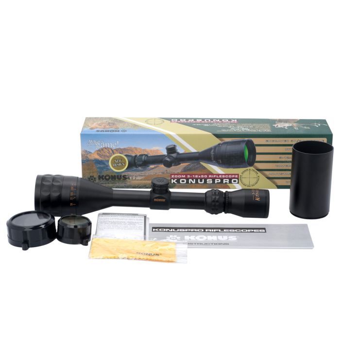 Оптический прицел Konus KonusPro 3-12x50 30/30 AO (7256) изображение 4
