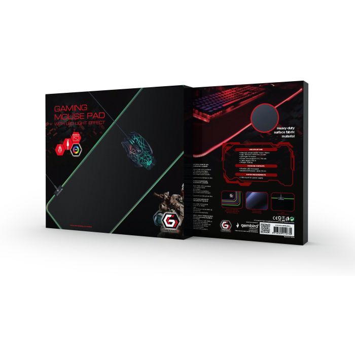 Коврик для мышки Gembird MP-GAMELED-L изображение 6