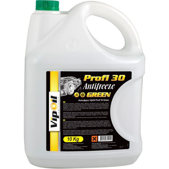 Антифриз VIPOIL Profi 30 Green 10кг (701394)