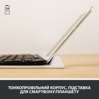 Клавіатура Logitech K780 Multi-Device Wireless UA Dark Gray (920-008042) зображення 4