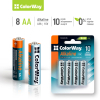 Батарейка ColorWay AA LR6 Alkaline Power (щелочные) * 8 blister (CW-BALR06-8BL) изображение 2
