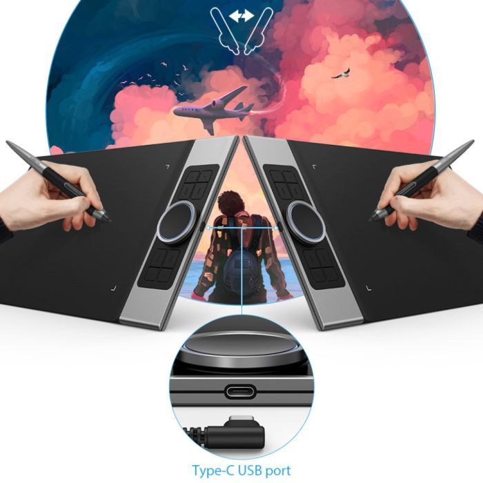 Графический планшет XP-Pen Deco Pro Black (Deco Pro M) изображение 8