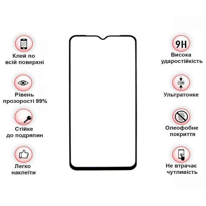 Скло захисне BeCover Blackview A95 Black (708158) зображення 3