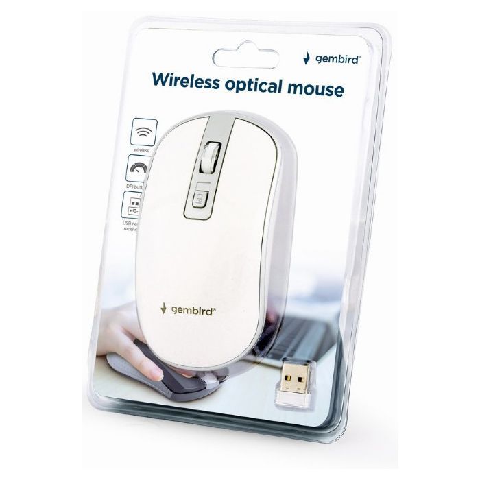 Мышка Gembird MUSW-4B-06-BS Wireless Black-Silver (MUSW-4B-06-BS) изображение 2