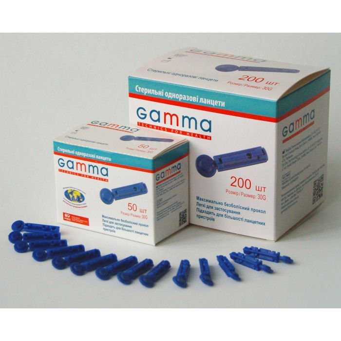 Ланцети Gamma 200 шт. (7640162324656) зображення 3