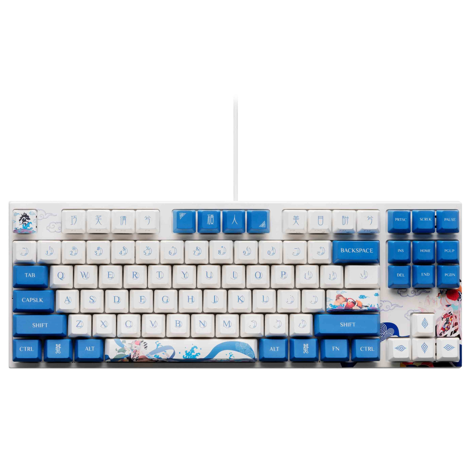 Клавіатура Varmilo VEA87 Lovebirds-I Cherry Mx Blue Multicolor (A23A002A1A0A01A003) зображення 3