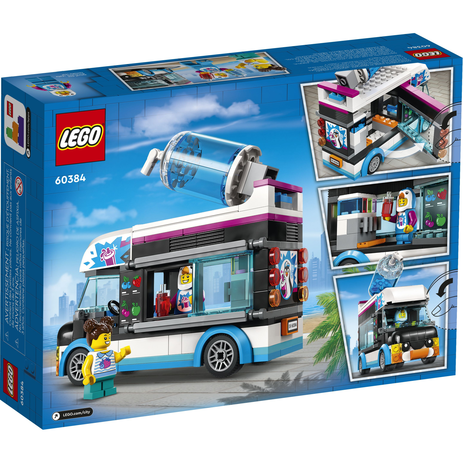 Конструктор LEGO City Веселий фургон пінгвіна 194 деталі (60384) зображення 8