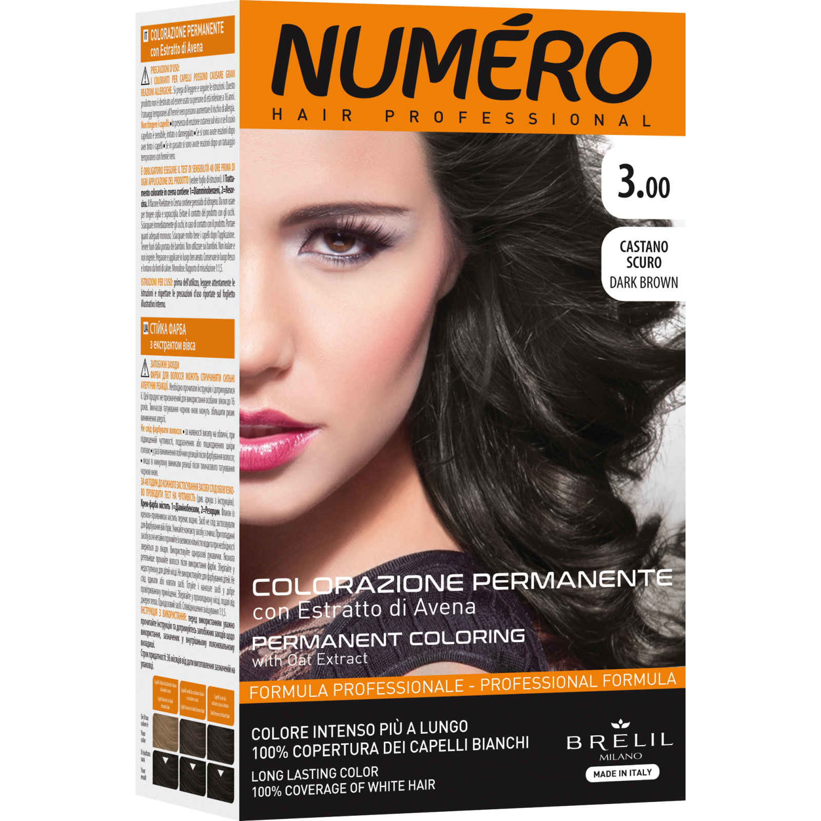 Краска для волос Brelil Numero 6.00 - Dark Blonde 140 мл (8011935081264)