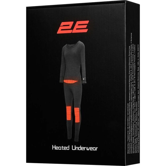 Термобелье с подогревом 2E eFiber for Women Black L (2E-HUEFWL-BK) изображение 4