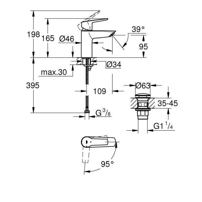 Змішувач Grohe QuickFix 23551002 (CV030580) зображення 5