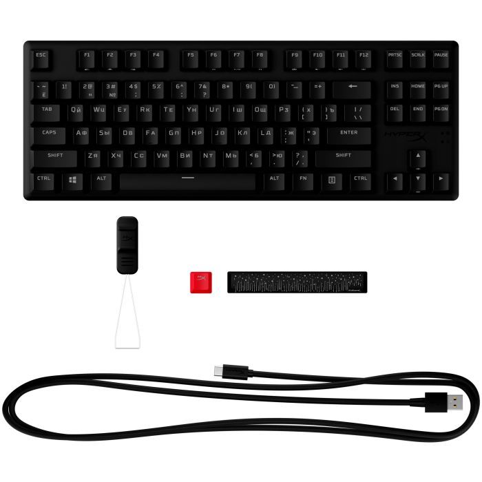 Клавиатура HyperX Alloy Origins Core PBT HX Red (639N7AA) изображение 7