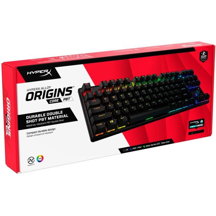Клавиатура HyperX Alloy Origins Core PBT HX Red (639N7AA) изображение 8