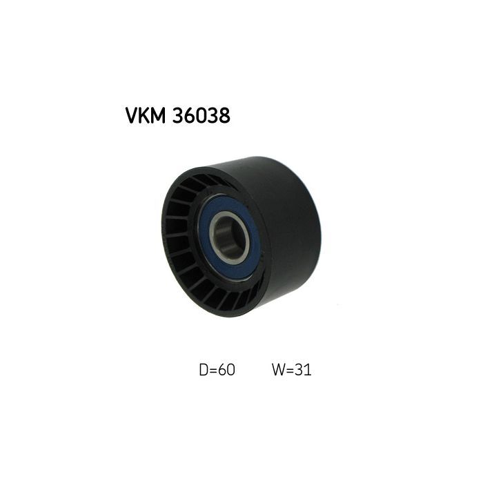 Ролик натяжителя ремня SKF VKM 36038