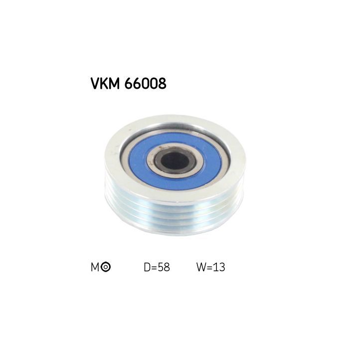 Ролик натяжителя ремня SKF VKM 66008