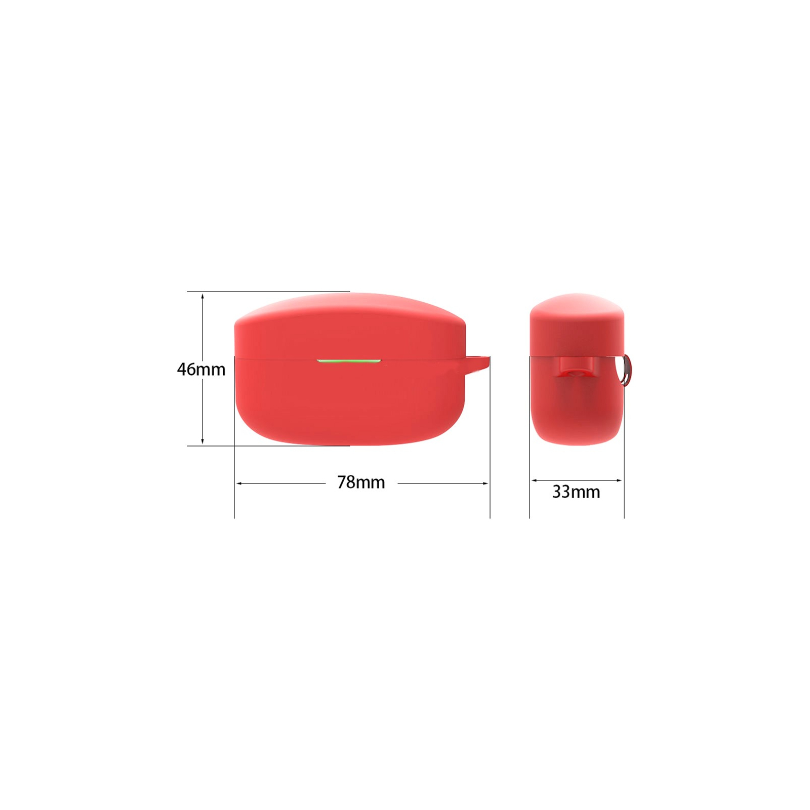 Чехол для наушников BeCover Silicon для Sony WF-1000XM4 Red (707193) изображение 3