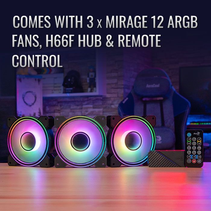 Кулер до корпусу AeroCool Mirage 12 ARGB Pro (ACF3-MR10227.11) зображення 5