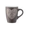 Чашка Ardesto Heart 330 мл Deep Grey (AR3467DGR) зображення 3