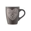 Чашка Ardesto Heart 330 мл Deep Grey (AR3467DGR) зображення 4