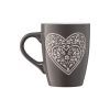 Чашка Ardesto Heart 330 мл Deep Grey (AR3467DGR) зображення 5