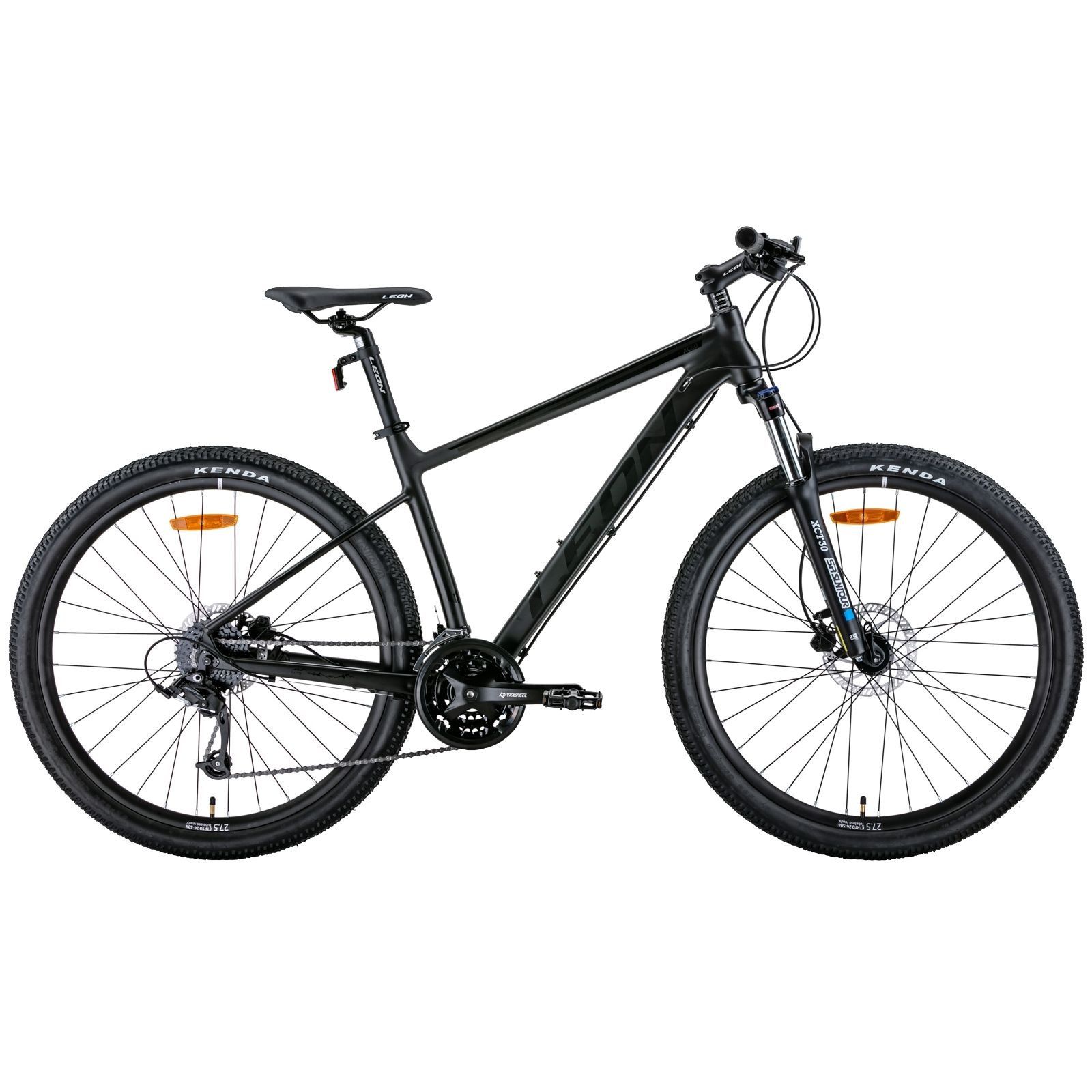 Велосипед Leon 27.5" XC-80 AM Hydraulic Lock Out HDD рама-18" 2022 Grey/Black (OPS-LN-27.5-146)