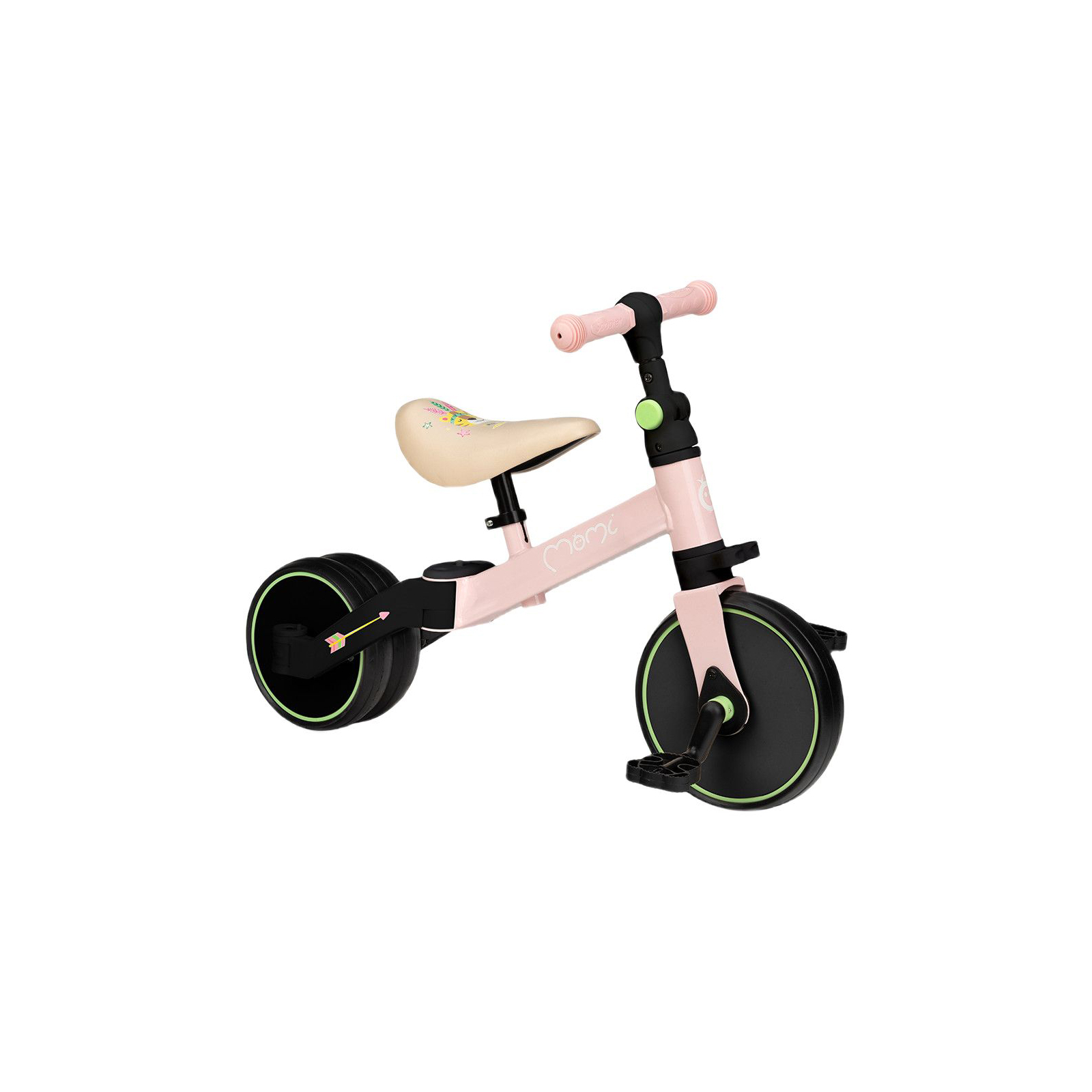 Беговел MoMi Loris 3 в 1 велосипед Pink (ROBI00039) изображение 2