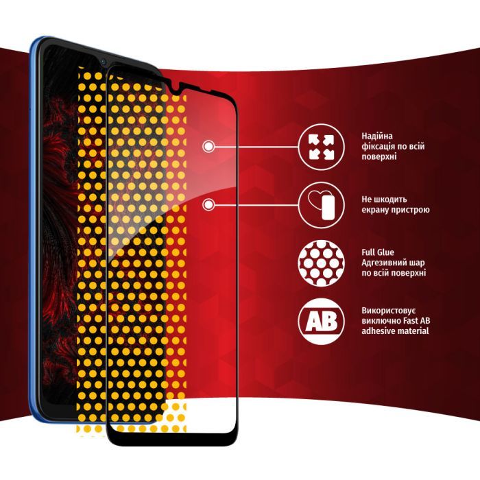 Стекло защитное Intaleo Full Glue Xiaomi Redmi 10A (1283126537813) изображение 6