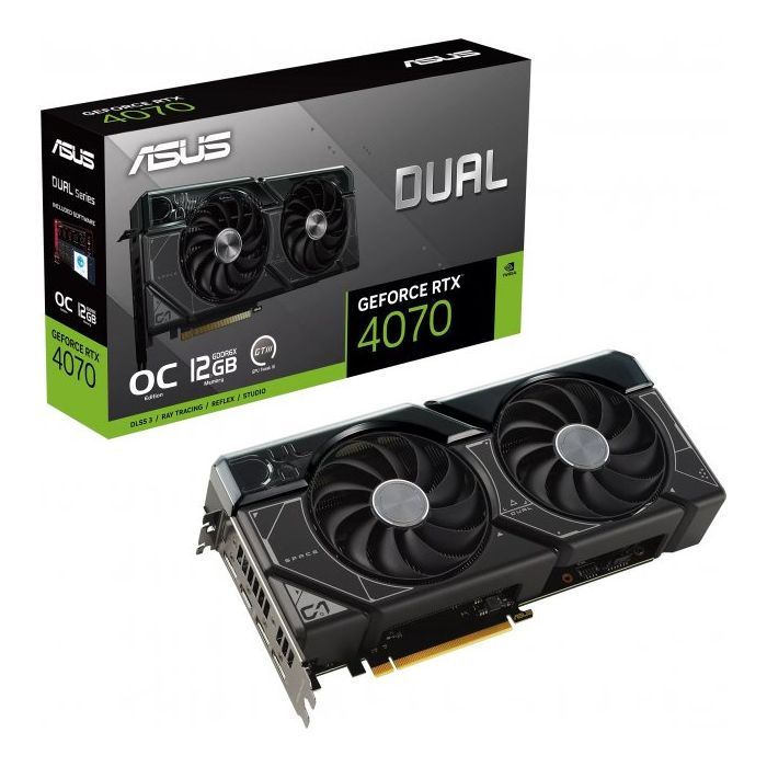 Відеокарта ASUS GeForce RTX4070 12Gb DUAL OC (DUAL-RTX4070-O12G) зображення 2