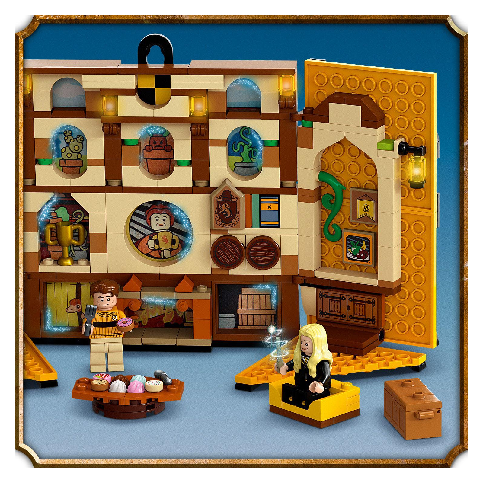Конструктор LEGO Harry Potter Флаг общежития Гафелпаф 313 деталей (76412) изображение 3