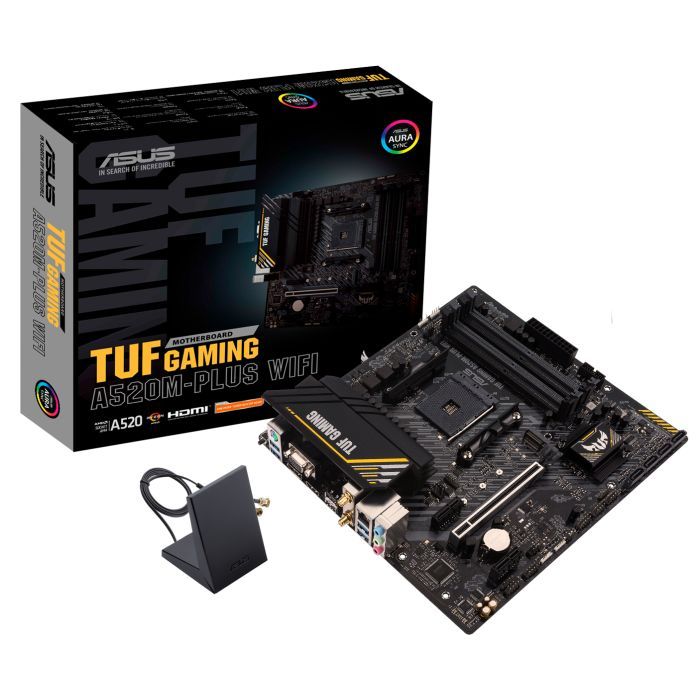 Материнская плата ASUS TUF GAMING A520M-PLUS WIFI изображение 2