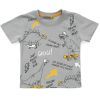 Футболка детская First kids с динозаврами (3032-104B-gray)