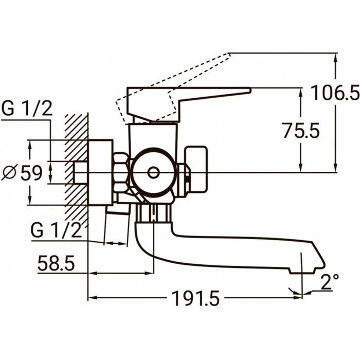 Смеситель AQUATICA HK-2C130C изображение 8